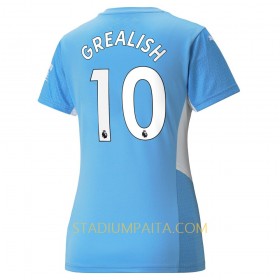 Virallinen pelipaita Manchester City Jack Grealish 10 Koti 2021-22 Lyhythihainen - Naisten
